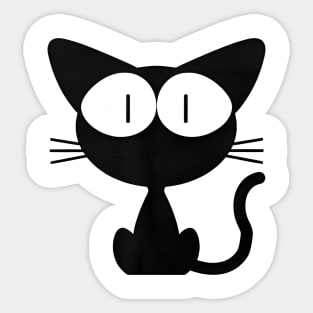 Cat miaw Sticker